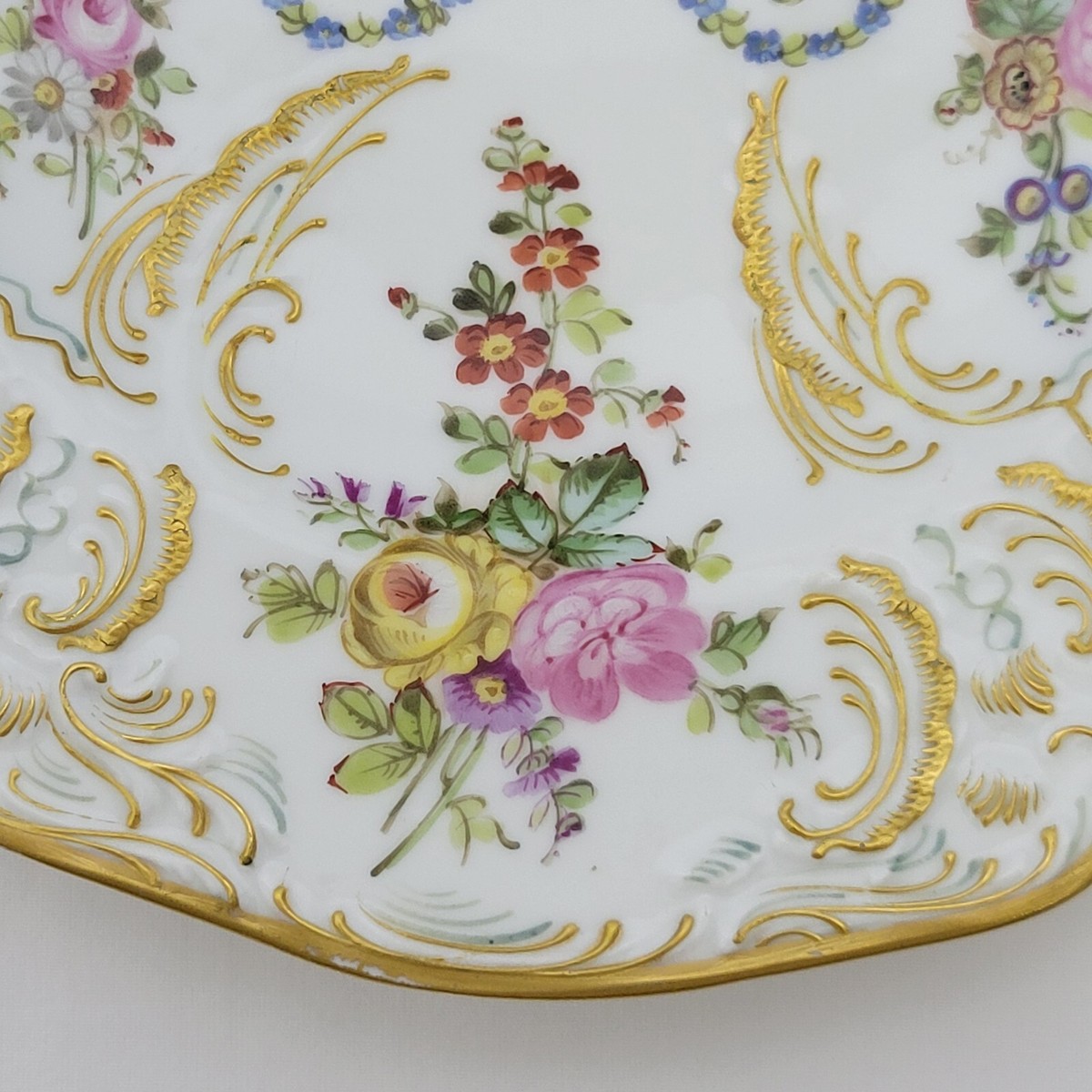 Antique Andre Marie LeBouf Marie Antoinette Porcelain 10.25