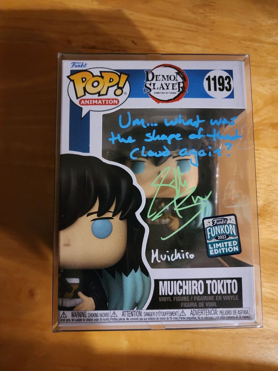Muichiro Tokito Funko Pop Signed By Griffin Burns | eBay Muichiro Tokito Funko Pop Signed By Griffin Burns | eBay