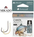 Mikado Sensual Chinta Spade End Hooks Coarse Fishing 10 per pack Gold/Black