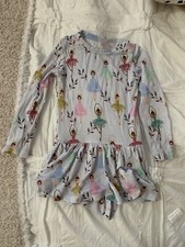Posh Peanut Worn Once 3-6 Month Twirl Dress Ballerina Print