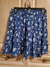 Womens Skirt  Perfect With Leggings  Blue  White  NWT  Sz: M