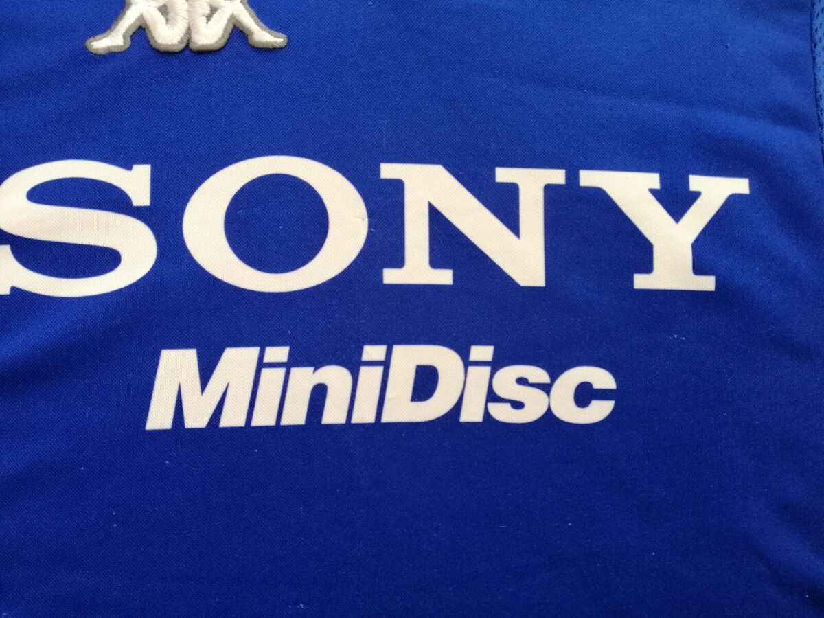 Juventus 1997 - 1998 third football shirt jersey Sony Juventus 1997 - 1998 third football shirt jersey Sony