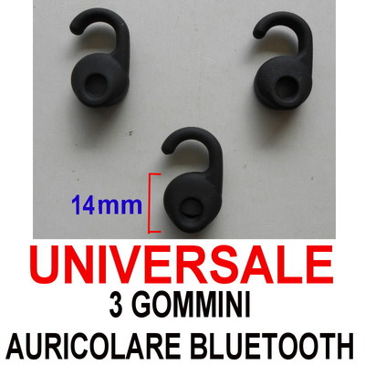 3 GOMMINI AURICOLARE BLUETOOTH CUFFIE SILICONE SAMSUNG JABRA MOTOROLA  PLANTRONIC | eBay