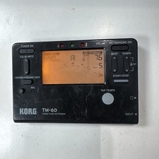 Korg Combo Tuner Metronome Black Model TM-60