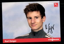 Karl Geiger Skispringen Autogrammkarte Original Signiert + A 242909