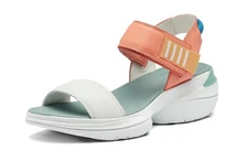 SOREL WOMENS EXPLORER BLITZ STRIDE SANDALS LEATHER PARADISO PEACH SIZE 9.5 US