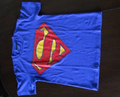 Superman T-Shirt Shirt Blau Logo Gr. S Changes USA