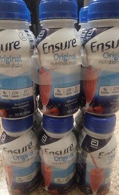 Ensure Original Nutrition Strawberry Meal Replacement Shakes - 8 fl oz