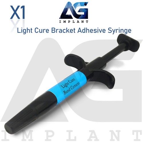 Light Cure Bracket Adhesive Band Cement Syringe Bonding Blue