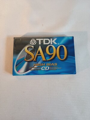 TDK SA 90 High Bias Blank Cassette Tape 