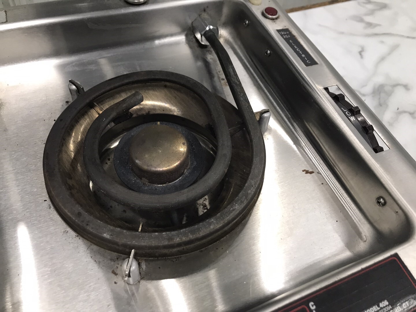 US Marine Kenyon dual burner alcohol & electric stove boat RV eBay