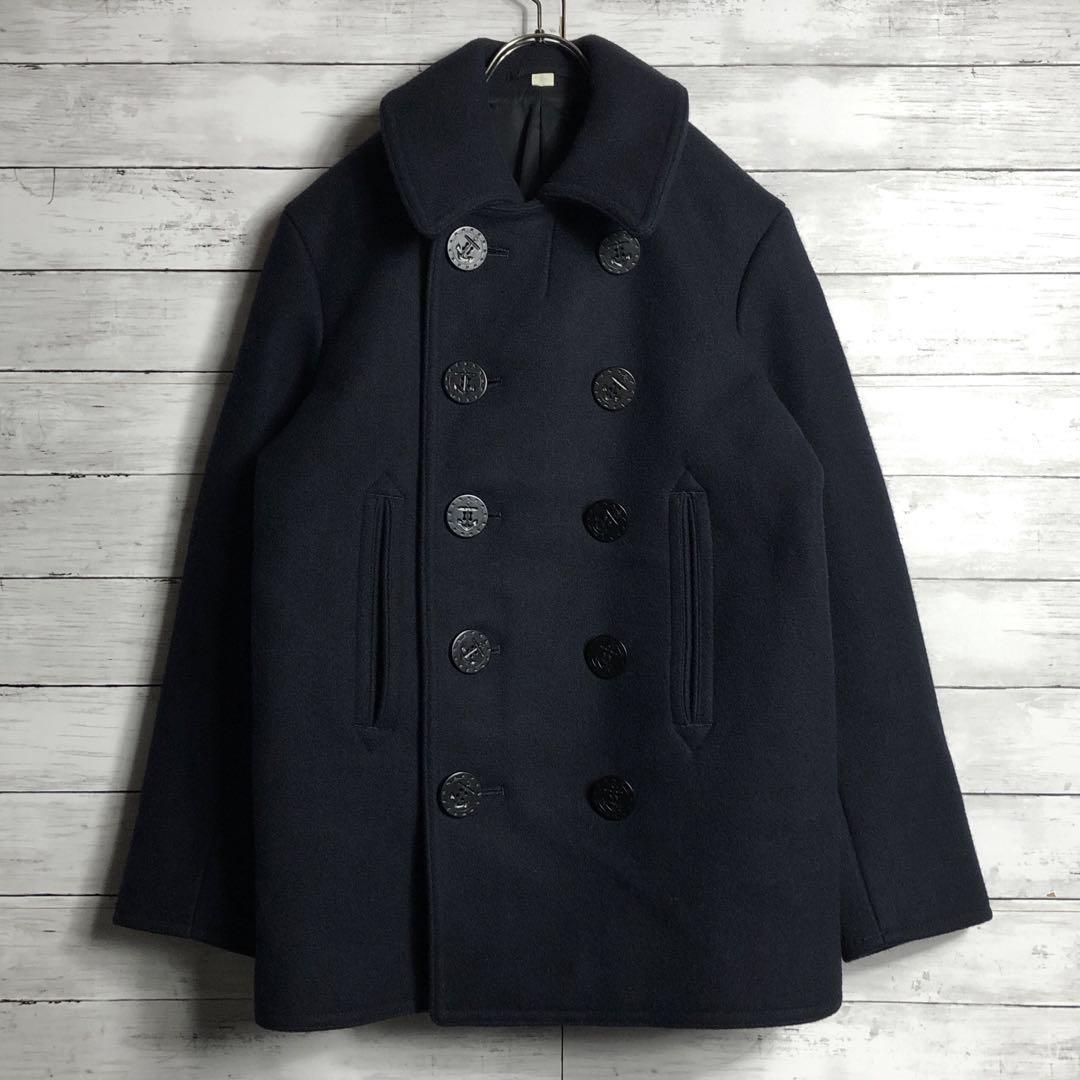Buzz Rickson Wool Buzz Rickson's Melton Wool Pea Coat Navy Size 36 Used… - Gem