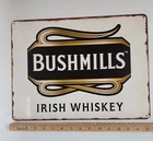 Bushmills Irish Whiskey Cocktail  Metal Beer Sign Vintage Style  Bottle 16x12