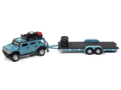 Lightning 1:64 Hummer A.S.S NEU H2 open Car Trailer Johnny Truck Trailer 2021