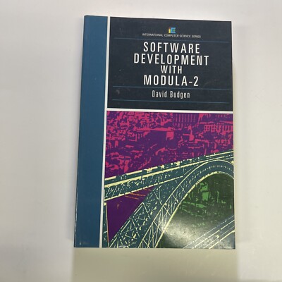 Software Development with Modula-2 by David Budgen (1989, Trade Paperback)