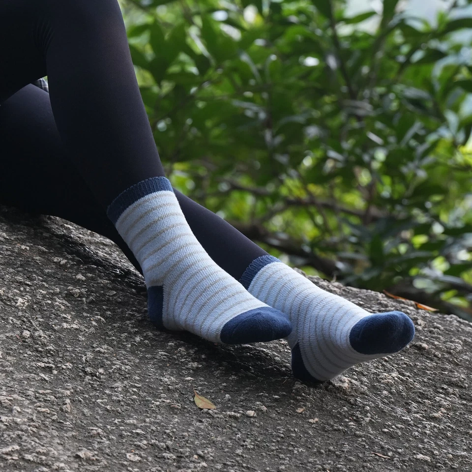 Mujer Dama Calcetines Cálidos Cómodos Esponjosos Ropa para el Hogar Mejor Algodón 4 Pares UK 3-7 Foto 3 de 4