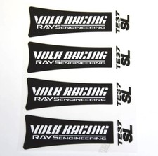 8 x VOLK RAYS TE37 SL Black Edition Wheel Rim Decals Saga Ultra XT V