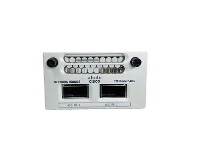 Cisco C3850-NM-2-40G Cisco Catalyst 3850 2x40GE Network Module- Fast Shipping