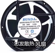 RUNDA RD1751B24SH-S 17251 DC24V 2.0A 17CM Large Airflow Inverter Fan