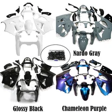ABS Fairing Kit + Bolts For Kawasaki Ninja ZX-6R 2000-2002 ZZR600 2005-2008