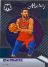 Ben Simmons 2020-21 Mosaic Men of Mastery Insert PRIZM PRINTING ERROR Card #4