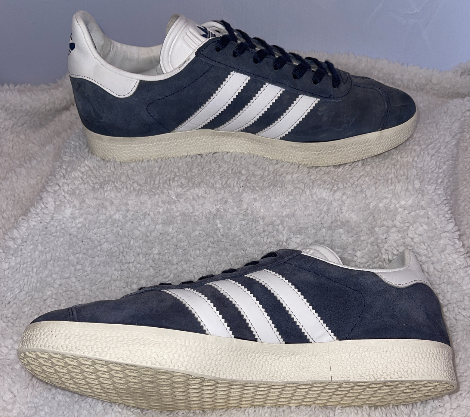 Size 8 Adidas Gazelle Navy Shw Ebay