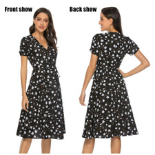 Lady Sexy Dresses Womens Floral Ladies Dress Beach Clothing Plus Size Summer NEW