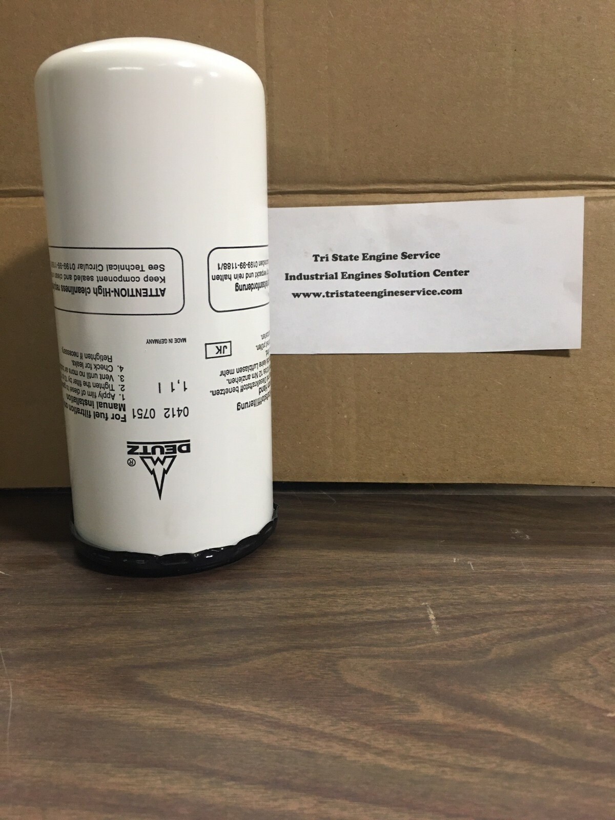 Genuine OEM Deutz Fuel Filter 4120751 Tier 4 Engines TD3.6 TCD3.6 | eBay