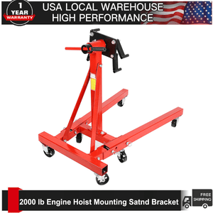 engine bracket capacity hoist mounting stand lbs rotation degree 2000 head gearbox 900kg 2000lb swivel fold transmission