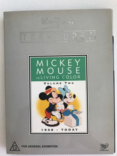 Walt Disney Treasures DVD Mickey Mouse in Living Colour, Volume 2 ...