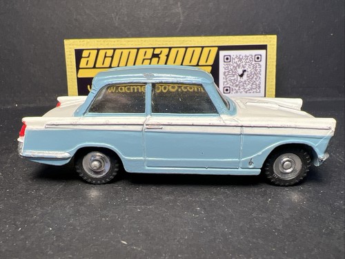 1960-64 Dinky Toys - 189 TRIUMPH HERALD SALOON - Blue/White - Original Box - B - Picture 6 of 18
