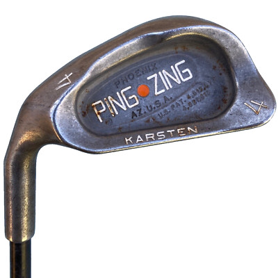 Ping Zing 4 Iron Left Hand LH Karsten Orange Dot Grafalloy Pro M29 Graphite Golf