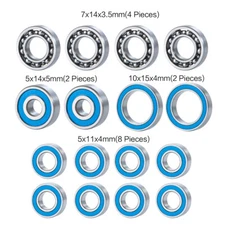 Axial SCX10.2 SCX10 II Ar44 Axle Front & Rear Bearing Kit (16 pcs)