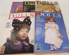 DOLLS THE COLLECTOR'S MAGAZINE lot of 5 issues 1993 reference hobby info