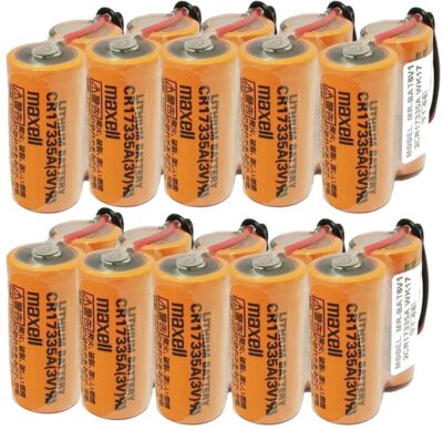 10Pcs for Mitsubishi MR-BAT6V1 2CR17335A WK17 6V 1650mAh Lithium Battery w/ Plug