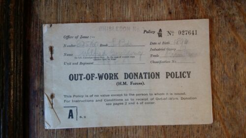1917 WWI LARGE ANTIQUE MILITARY XMAS CARD & EPHEMERA - WILFRED GOULDING RFA - Picture 10 of 15