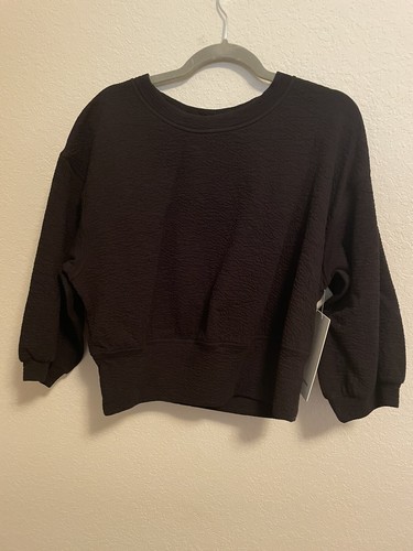 lululemon textured crewneck pullover 