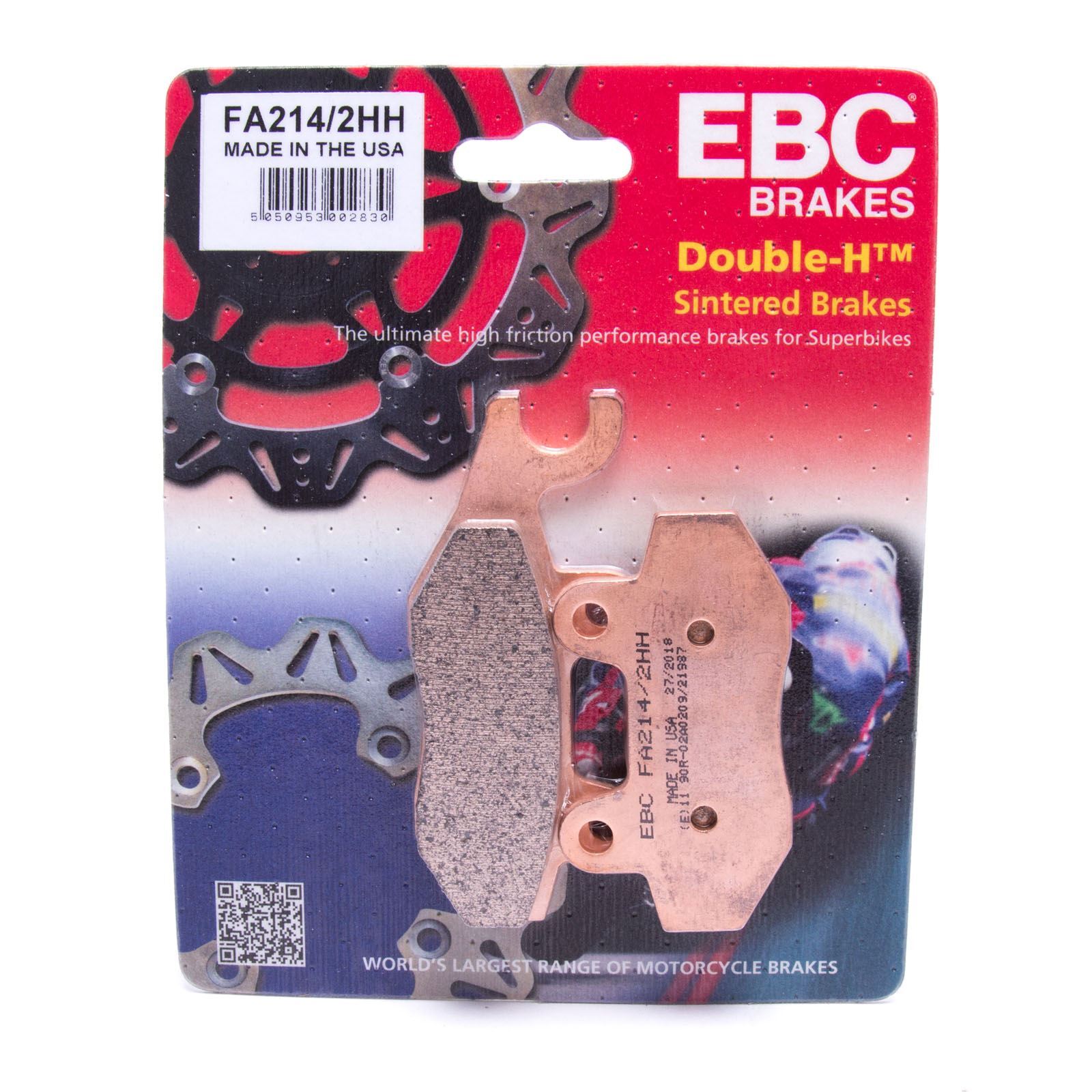 EBC FA214-2HH Sintered Brake Pads for Triumph Speedmaster 865 05-16