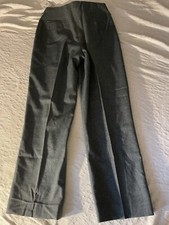 VTG 90s Pendleton Womens 12 Felted Wool Flat Front Trousers Dress Pants Gray NWT
