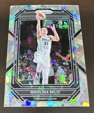 2023 Panini Prizm WNBA Nikolina Milic Silver Cracked Ice 