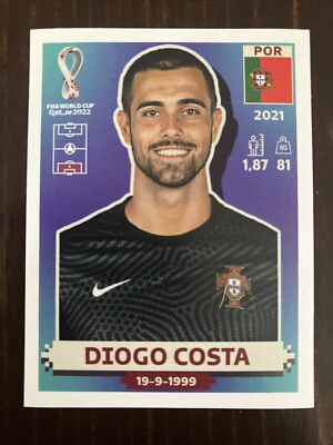PANINI WORLD CUP QATAR 2022 DIOGO COSTA STICKER #POR 3