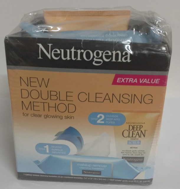 neutrogena double cleansing