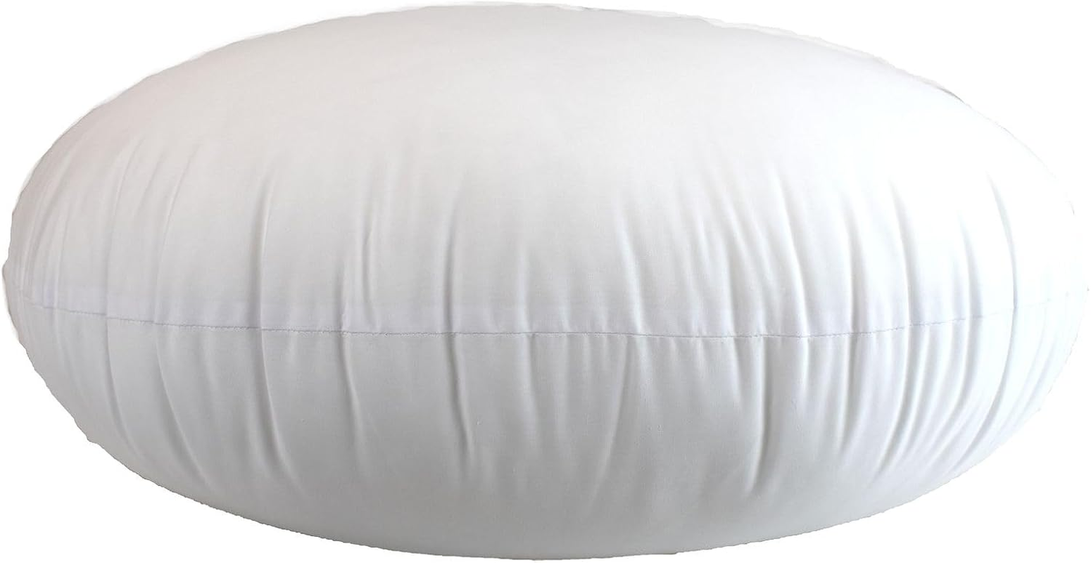 Moonrest round Pillow Insert Hypoallergenic Polyester Form Stuffer-%100 Cotton B
