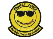 USAF Air Force Black Ops 413th Flight Squadron Pro Zipper We Make Threats Patch