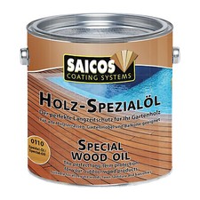 SAICOS HOLZ-SPEZIAL-OEL - 2.5 LTR Holzöl, Terrassenöl, Spezialöl, Gartenmöbel