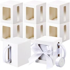 36 Pack Mug Boxes for Gifts Transparent Gift Packaging Box for Shipping 11oz ...