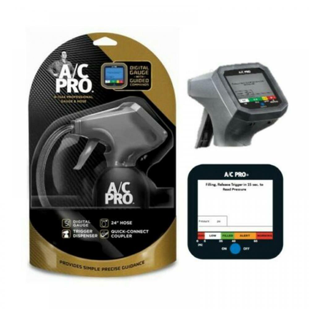 Car Air Con Top up Refill Regas DIY Gas Kit WITH NEW DIGITAL GAUGE! eBay