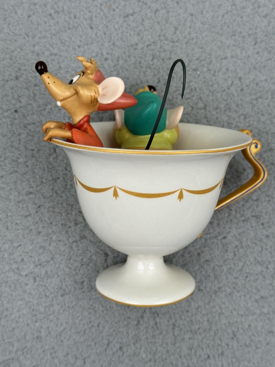 WDCC Disney Gus and Jaq Figurine Tea for Two From Cinderella
