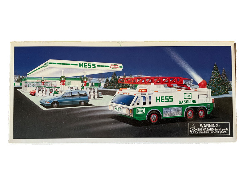 1996 HESS TOY TRUCK "EMERGENCY TRUCK" - New In Original Box - With Hess Bag