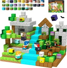 48PCS Magnetic Building Blocks 1x1x1 Inch Kids STEM Toy Set with Storage Case